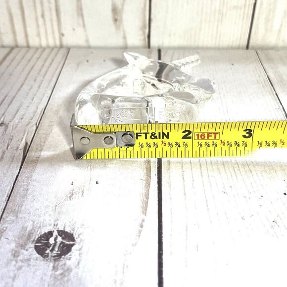 Vintage 1980’s Bijan Lucite Unicorn Napkin Rings Set of 4 - Picture 7 of 8